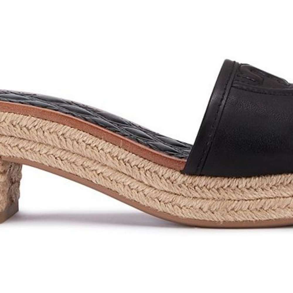 NWT Tory Burch Fleming Espadrille Slide